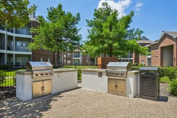 Outdoor grilling area